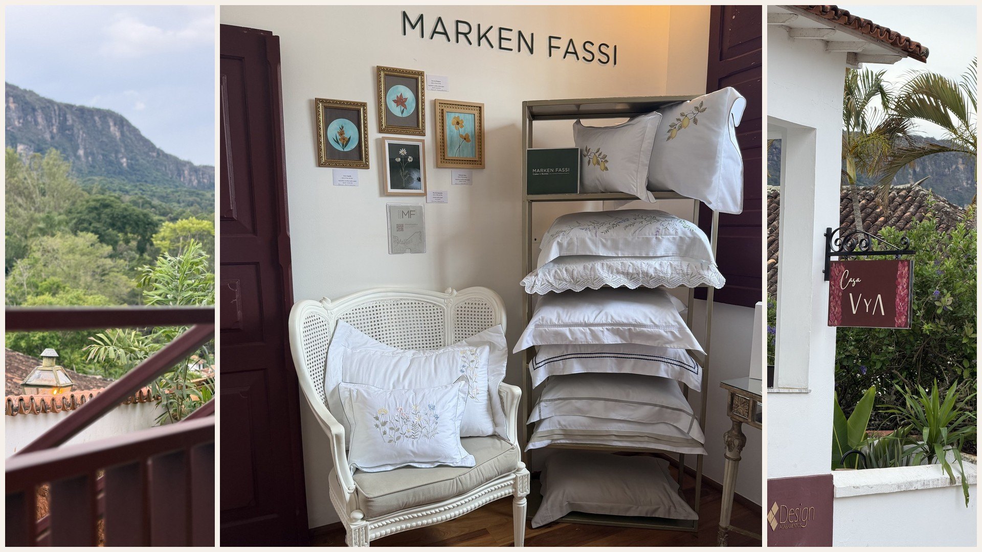 Marken Fassi na Casa VYA Design durante a Semana Criativa de Tiradentes